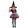 Child Costume Miss Matched Witch Age 3 - 4 Years