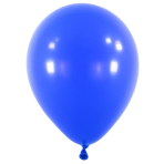 50 Latex Balloons Decorator Crystal Bright Royal Blue 35 cm / 14"