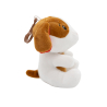 2-in-1 plush toy balloon weight dog with hook, 11cm, 90g