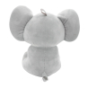 2-in-1 plush toy balloon weight elephant with pink ears, with loop, 21cm, 170g