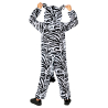 Child Costume Zebra Onesie Age 6-8 Years