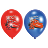 6 Latex Balloons Cars 27.5 cm / 11"