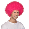 Costume Accessory Afro Wig Pink One Size