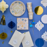 3 Hanging Decoration Eid Ramadan (Honeycomb with Tassel)
