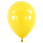 50 Latex Balloons Decorator Crystal Yellow Sunshine 35 cm / 14""